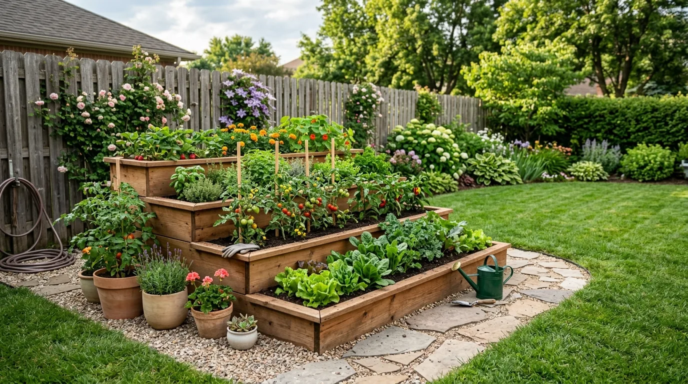 DIY Multi-Tier Raised Beds